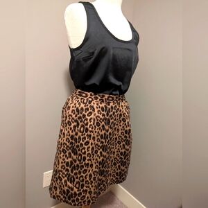 Leopard Print Skirt